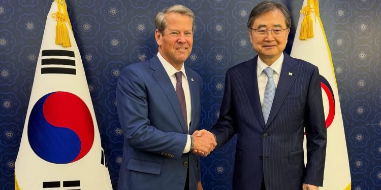 조지아 주지사 켐프, 경제 협력 강화위해 방한