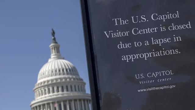 3주째 연방정부 셧다운, 사상 두 번째로 길어져