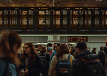 미 연방정부 셧다운 여파로 전국 공항의 국내선 운항에 차질