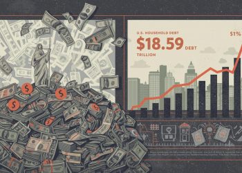 미국 가계부채, 사상 최고치 경신…18조 5,900억달러
