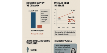 그린스보로, 급속한 도시 확대 속 주택 불안정 심화…주거 위기 경고음