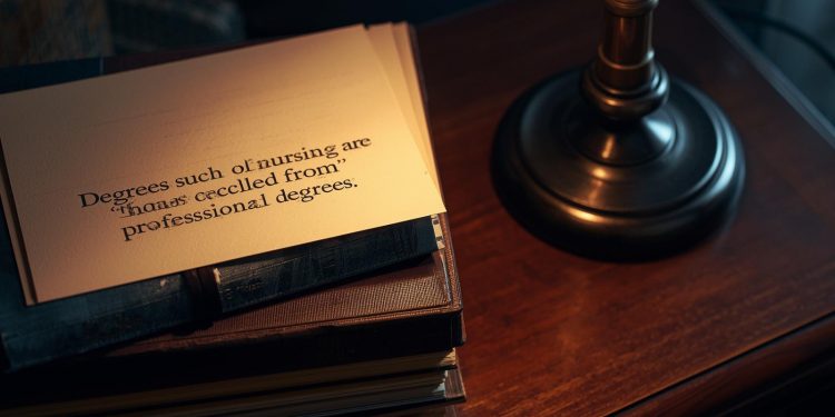 간호학 등 학위 ‘전문직 학위’에서 제외