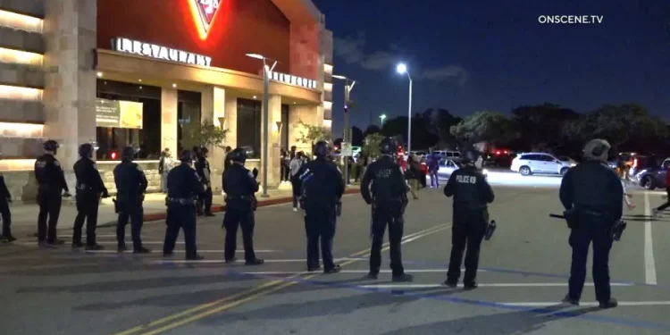 캘리포니아 웨스트필드 밸리페어 몰, 블랙프라이데이에 총격