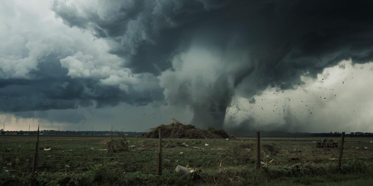 텍사스주 휴스턴 인근 토네이도 강타