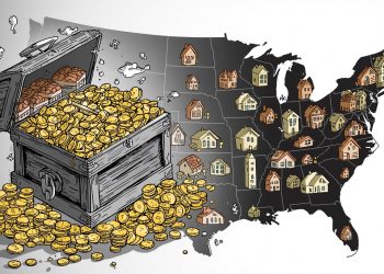 미국 최상위 부자 1% 부, 사상 최대치 — “미국 주택 시장 통째로 살 수 있는 규모” 기록