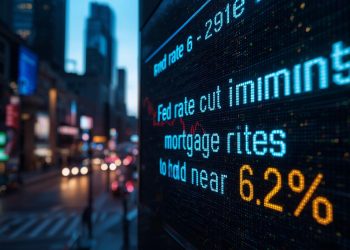 연준 금리 인하 임박 — 그러나 모기지 금리는 “6.2%대” 유지될 듯