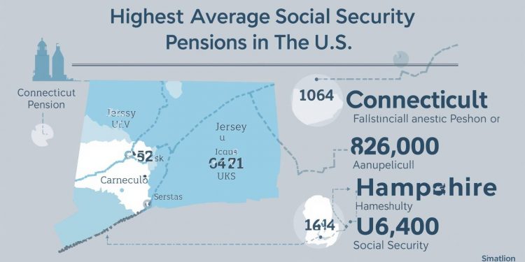미국서 평균 사회보장연금 가장 많이 받는 주는 ‘코네티컷’… 뉴저지·뉴햄프셔 순