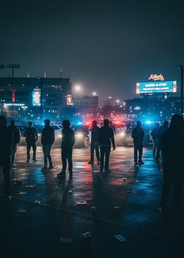 캅 카운티, 도로 점거 청소년 무더기 연행