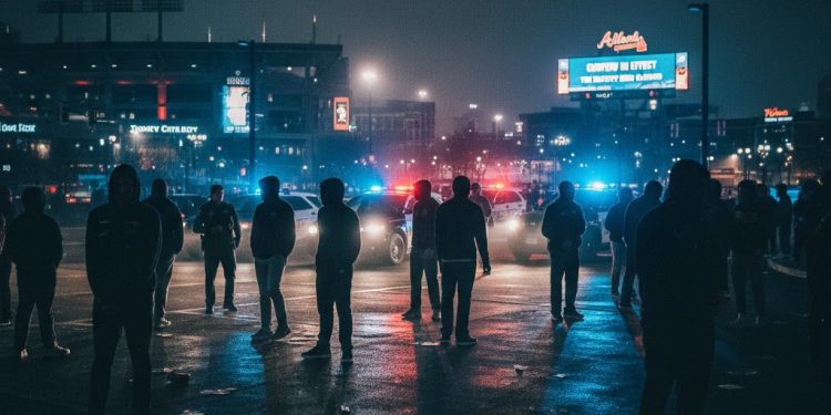 캅 카운티, 도로 점거 청소년 무더기 연행