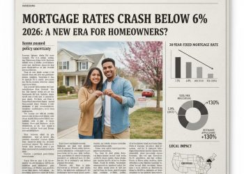 [경제] 미국 모기지 금리 ‘심리적 마지노선’ 6% 붕괴… 2022년 이후 최저