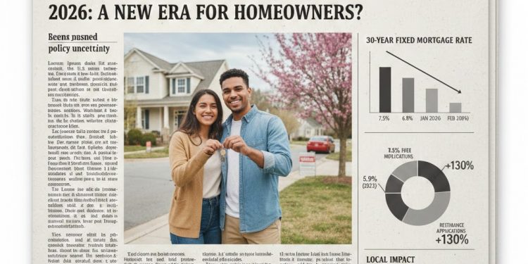 [경제] 미국 모기지 금리 ‘심리적 마지노선’ 6% 붕괴… 2022년 이후 최저