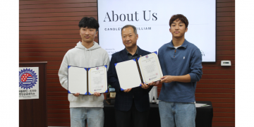 조지아한인상공회의소, 희귀 질환 인식 개선 앞장선 청소년 창업가들에 감사장 전달