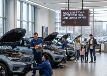 볼보, 주력 전기차 EX30 화재 위험으로 ‘전량 리콜’… 70% 충전 제한 권고