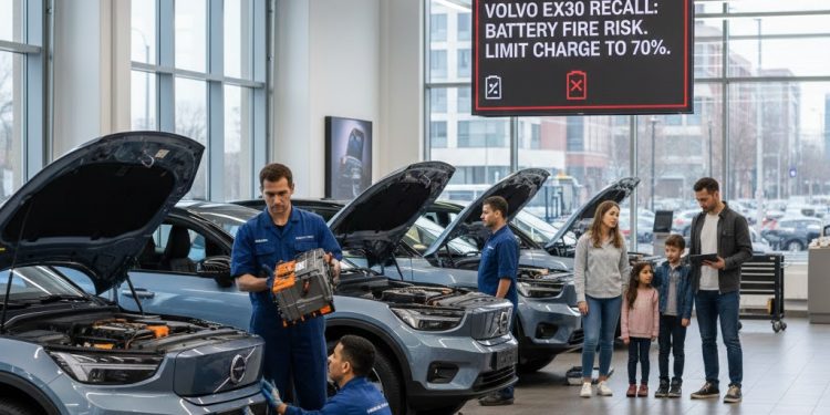 볼보, 주력 전기차 EX30 화재 위험으로 ‘전량 리콜’… 70% 충전 제한 권고