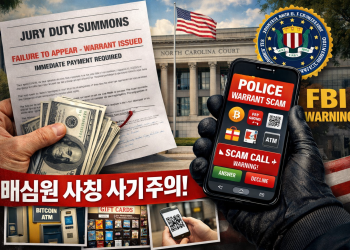 “법원 출석 통지 사칭 스캠 확산”… 노스캐롤라이나 전역서 피해 잇따라