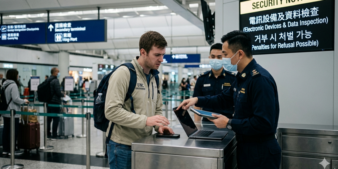 홍콩 방문 미 시민 “휴대폰 비밀번호 거부하면 처벌”…환승객도 적용