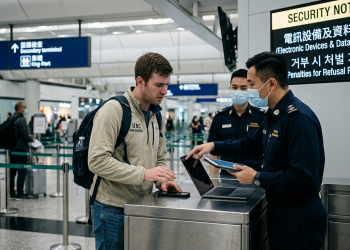 홍콩 방문 미 시민 “휴대폰 비밀번호 거부하면 처벌”…환승객도 적용