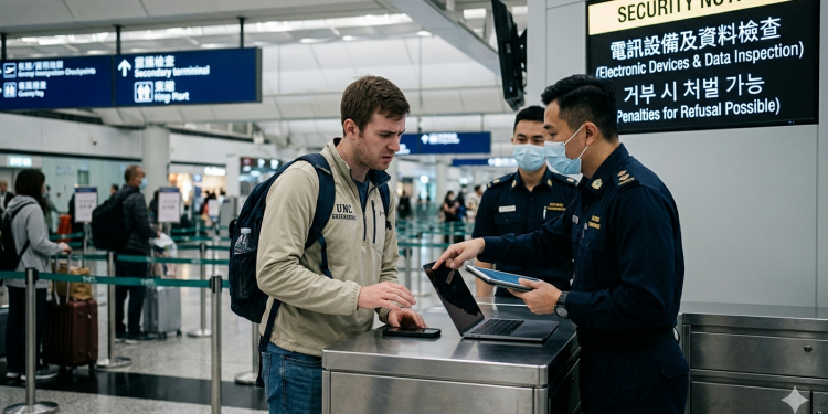홍콩 방문 미 시민 “휴대폰 비밀번호 거부하면 처벌”…환승객도 적용