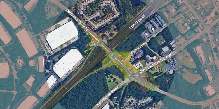 I-85·맥기니스 페리 신규 교차로 공사 ‘막바지’… 4월 중 개통될 듯
