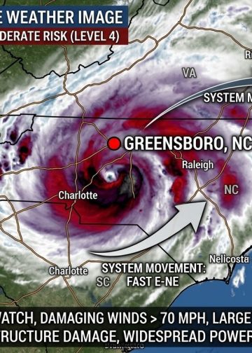 “역대급 폭풍우가 온다”… 그린스보로 등 NC 주요 학교 전면 휴교