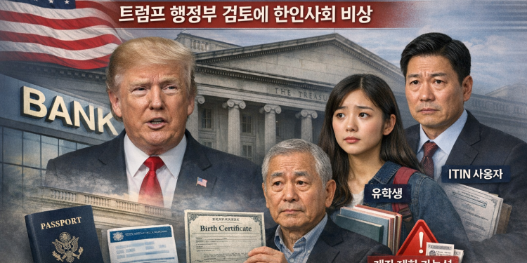 “시민권 있어야 은행계좌 유지?”…트럼프 행정부 검토 움직임에 한인사회 촉각