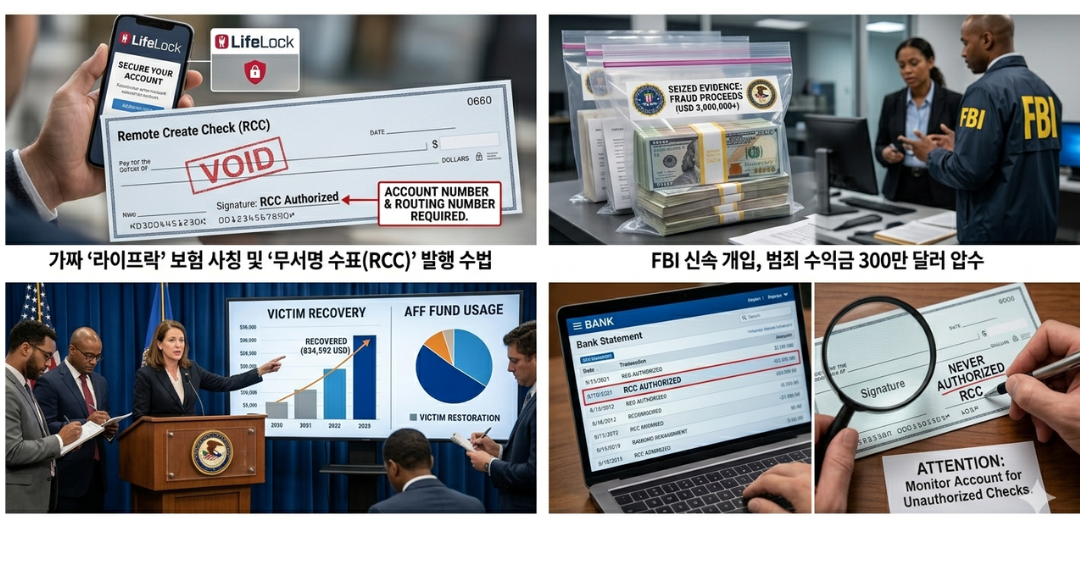1,100개 금융기관 노린 대규모 은행 사기 적발… 피해액 83만 달러 회수
