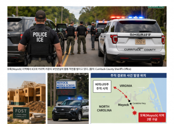 ICE, 버지니아서 노스캐롤라이나까지 추격전…모욕 건설현장 인근서 3명 구금