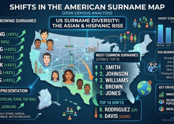 美 성씨 지도 바뀐다… “장·류·왕 급증” 아시아계 성씨 증가 속도 최고