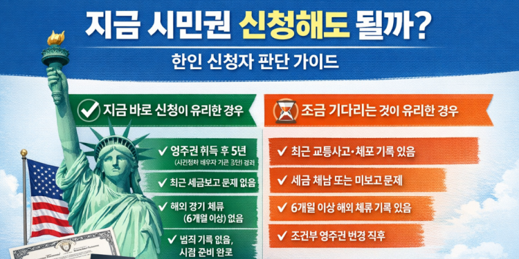시민권 신청·승인 모두 감소…심사 지연까지 겹치며 한인사회 우려 확산