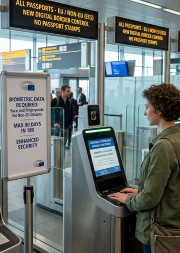 유럽 입국 절차 대전환…지문·얼굴 스캔 의무화 ‘EES’ 전면 시행