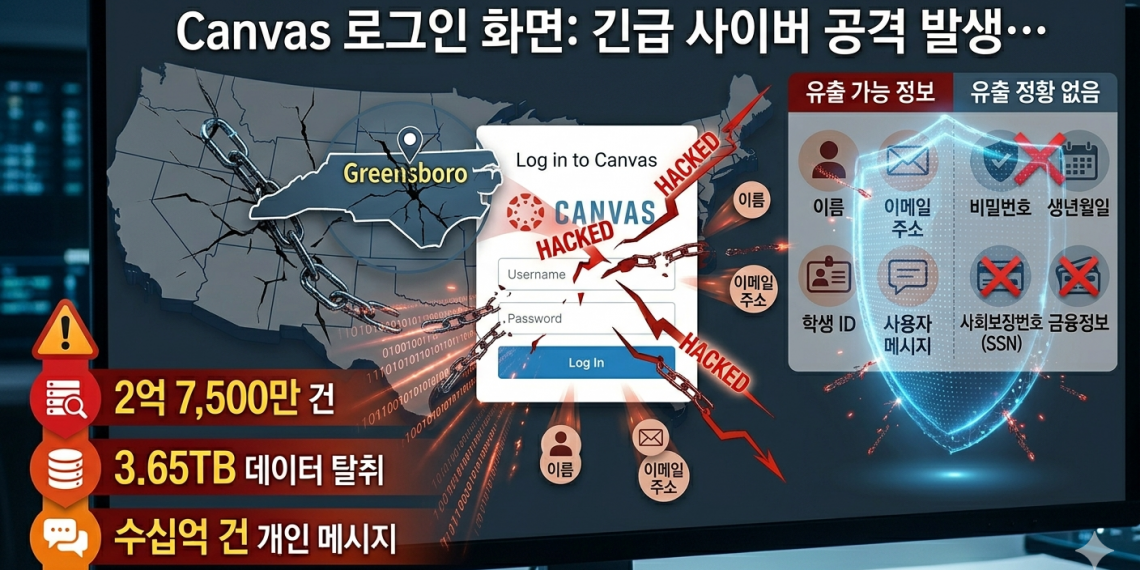 “학생·교사 2억7천만명 정보 털렸나”… 미 교육 플랫폼 Canvas 초유의 해킹 사태