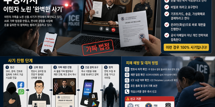 “AI 가짜 법정까지 등장…이민자 가족 노린 ‘신종 사기’ 확산”