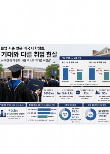 “학위만으로는 부족하다”…미국 졸업시즌 맞은 대학생들, 냉혹한 취업 현실 직면