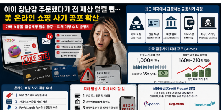 “아이 장난감 주문했다가 전 재산 털릴 뻔”… 미 온라인 쇼핑 사기 공포 확산