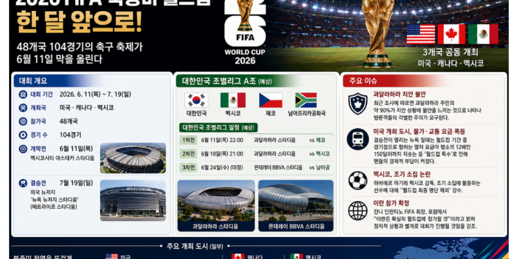 북중미 월드컵 D-30, 전 세계 축구 축제 막 오른다