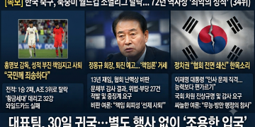 한국, 사상 최악 성적으로 32강行 좌절…홍명보 감독 전격 사퇴