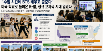 “수업 시간에 BTS 배우고 춤춘다”…미국 학교로 들어온 K-팝, 정규 교과목 시대 열렸다