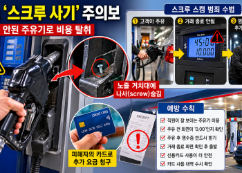 주유 끝났다고 안심했다간 낭패…미 전역 확산하는 ‘가스펌프 사기’ 비상
