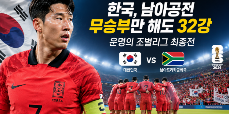태극전사, 32강 향한 마지막 관문…24일 밤 9시 남아공과 격돌