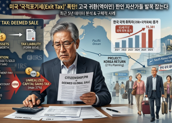 [기획리포트] 한국행 ‘역이민’ 늘어나는데… 미 자산가들 발목 잡는 ‘국적포기세’ 세금 폭탄