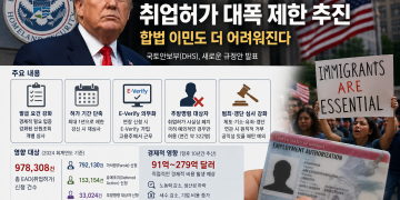 “합법적으로 일해도 안심 못한다”… 트럼프, 취업허가 규정 전면 손질