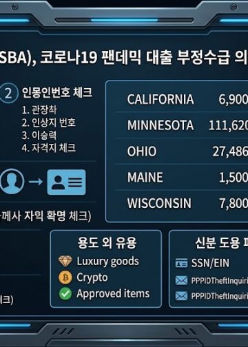 SBA, 위스콘신서도 7,800명 적발… 팬데믹 지원금 부정수급 단속 5개 주로 확대