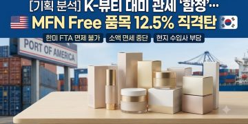 “12.5%로 내렸다?” K-뷰티 대미 관세의 착각… 미주 한인 수입·유통업계 ‘전액 부담’ 비상