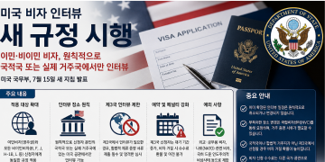 미 국무부, 비자 인터뷰 장소 규정 대폭 강화… “원정 인터뷰 시대 사실상 종료”