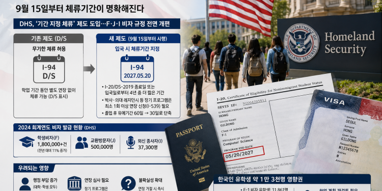 유학생 ‘무기한 체류’ 시대 마감…9월부터 체류기간 ‘최대 4년’ 상한