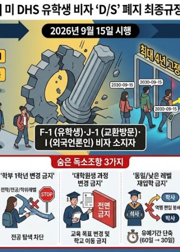 미 유학생 비자 대격변…”박사과정 중간에 쫓겨날 수도” 초비상