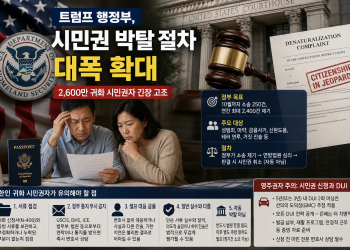 트럼프, 귀화 시민권 박탈 대폭 확대… 한인 등 2천 6백만 명 ‘긴장’