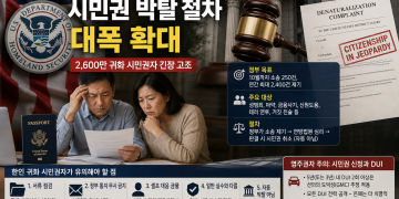 트럼프, 귀화 시민권 박탈 대폭 확대… 한인 등 2천 6백만 명 ‘긴장’