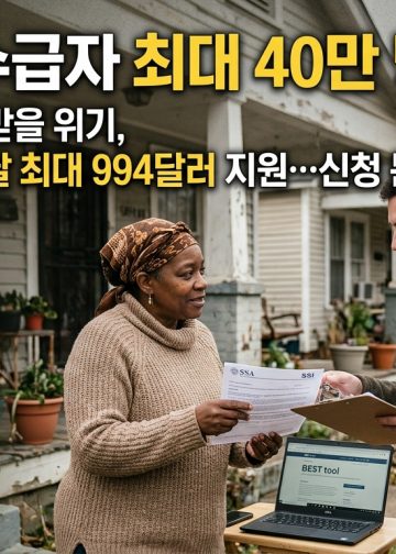 미국 SSI 수급자 최대 40만 명 혜택 잃을 수 있어