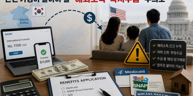 “남편은 한국, 가족은 미국”…한인 가정이 알아야 할 ‘해외소득·복지수급’ 주의보